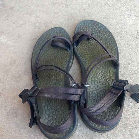 Chaco Black and Brown Women's Sandals - Picture 5 of 6
